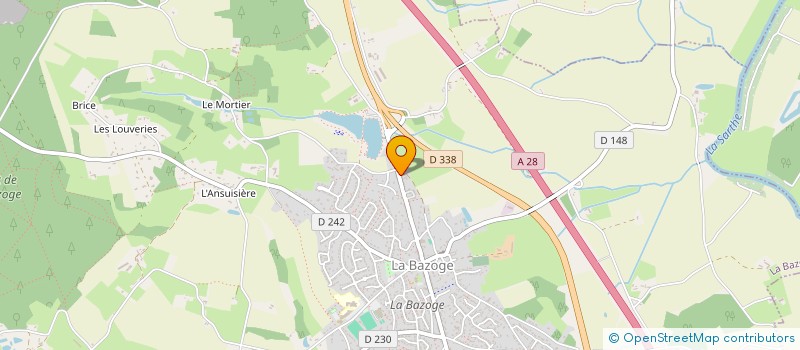 localisation de l'entreprise MADAME CATHY PARENT  LA BAZOGE