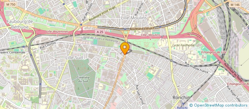 localisation de l'entreprise MADAME CATHY PLANCKE  LILLE