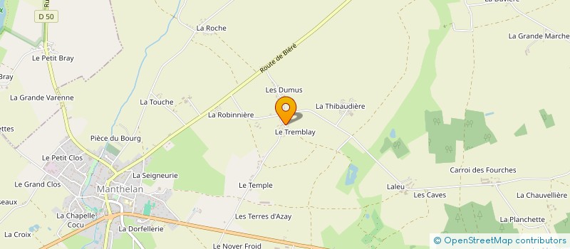 localisation de l'entreprise MADAME CATHY RIBEIRO  MANTHELAN