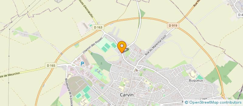 localisation de l'entreprise MADAME CATHY RODRIGUES  CARVIN