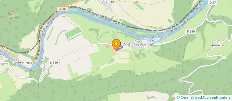 localisation de l'entreprise MADAME CATHY ROHR  ROULANS