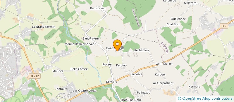 localisation de l'entreprise MADAME CATHY RONGIER  PAIMPOL