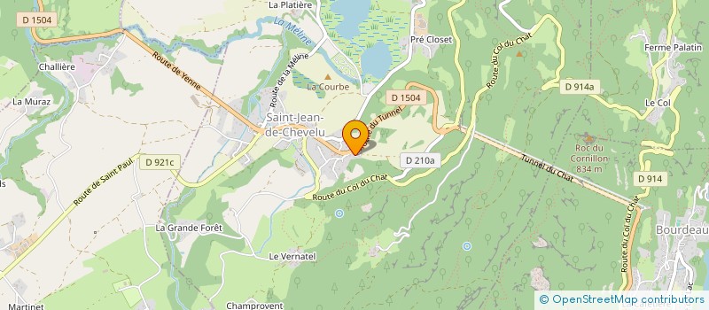 localisation de l'entreprise MADAME CATHY SCHYRR  SAINT-JEAN-DE-CHEVELU