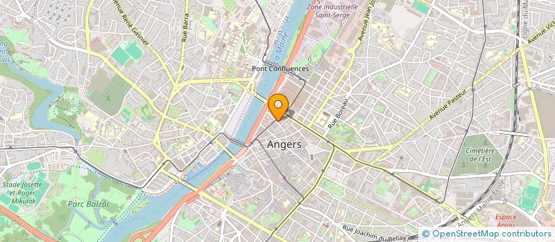 localisation de l'entreprise MADAME CATHY SEGURA à ANGERS