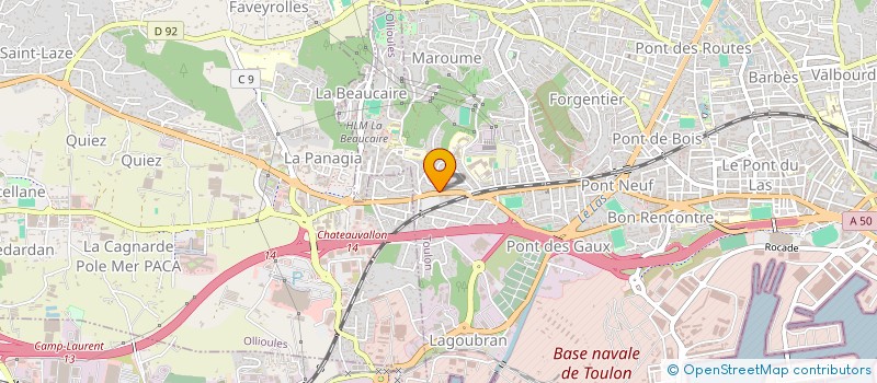 localisation de l'entreprise MADAME CATHY STRAUB à SIX-FOURS-LES-PLAGES