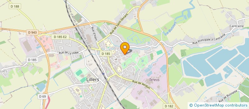 localisation de l'entreprise MADAME CATHY SZYMANOWSKI  LILLERS