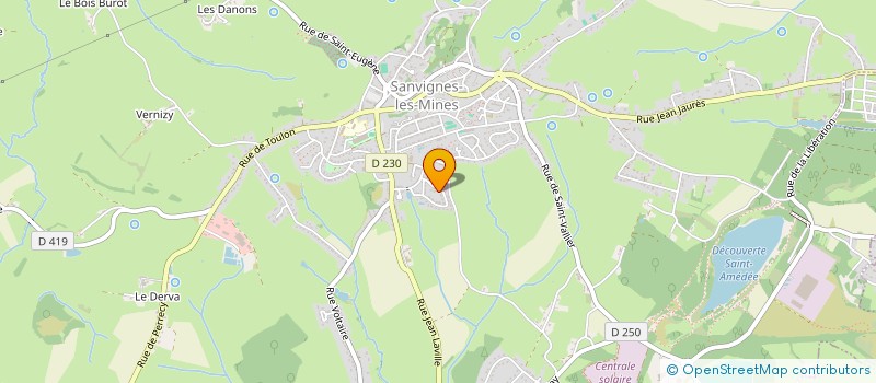 localisation de l'entreprise MADAME CATHY TEIXEIRA  SANVIGNES-LES-MINES