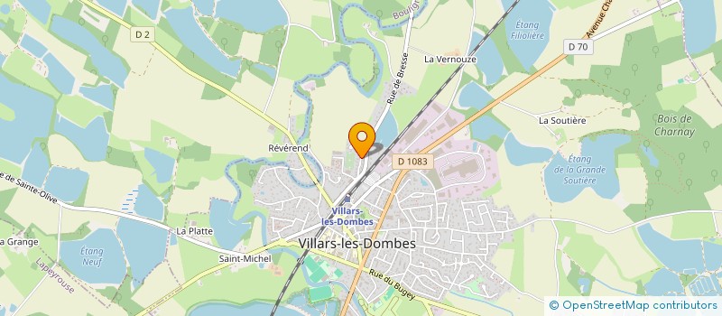 localisation de l'entreprise MADAME CATHY TEMPIER  VILLARS-LES-DOMBES