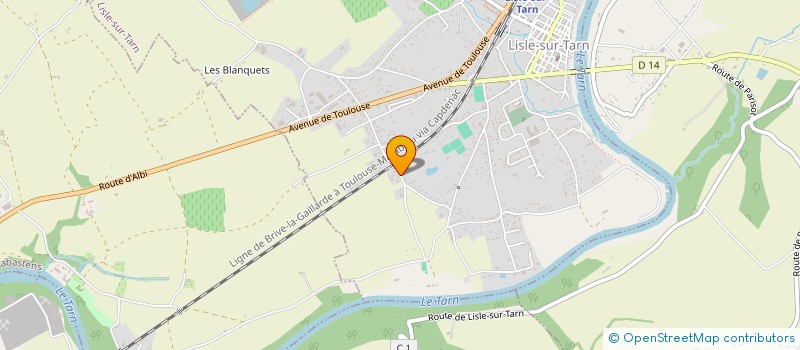 localisation de l'entreprise MADAME CATHY VACCALLUZZO à LISLE-SUR-TARN
