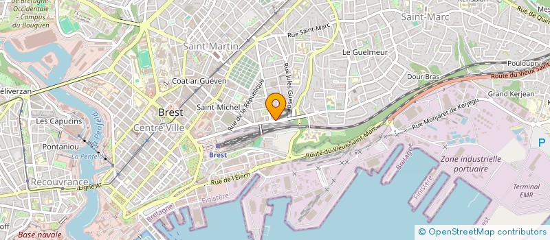 localisation de l'entreprise MADAME CATHY VALLEE à BREST