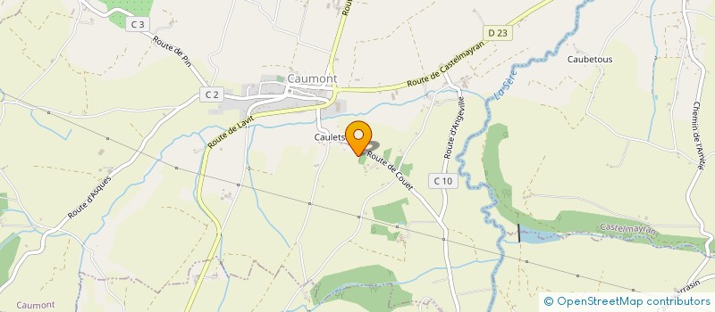 localisation de l'entreprise MADAME CATHY VANCAUWENBERGHE  LABARTHE