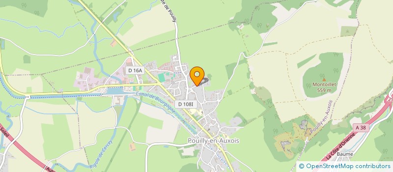 localisation de l'entreprise MADAME CATHY VANOOST  POUILLY-EN-AUXOIS