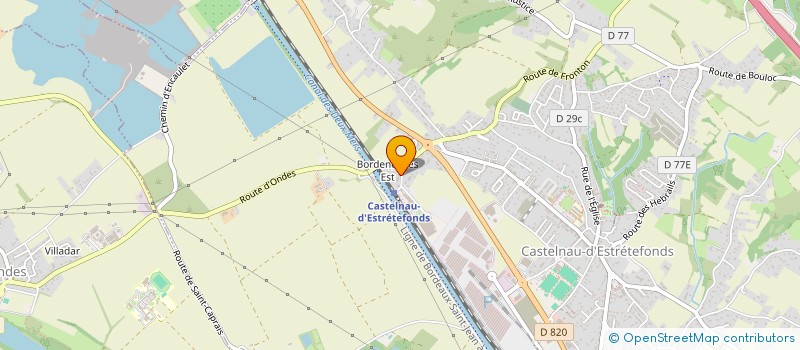 localisation de l'entreprise MADAME CATHY VIDAL  CASTELNAU-D'ESTRETEFONDS