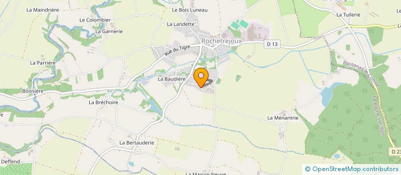 localisation de l'entreprise MADAME CATHY VINCENDEAU  ROCHETREJOUX