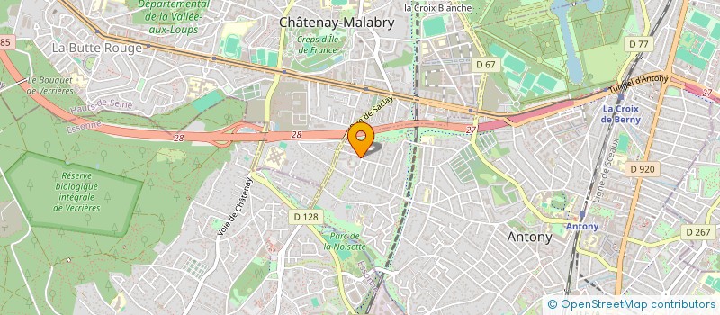 localisation de l'entreprise MADAME CATHY WILLY à ANTONY