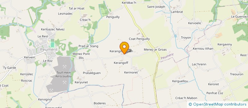 localisation de l'entreprise MADAME CATHY YVINOU  PEUMERIT