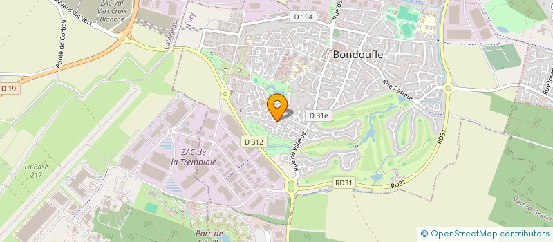 localisation de l'entreprise MADAME CATIA ALVES BARBOSA  BONDOUFLE