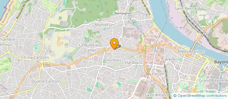 localisation de l'entreprise MADAME CATIA ALVES CORREIA à ANGLET