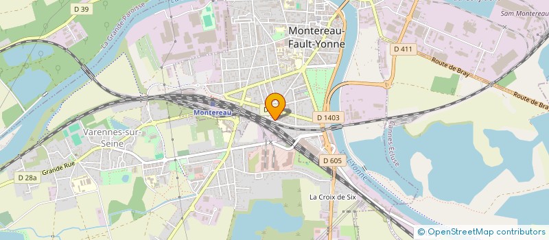 localisation de l'entreprise MADAME CATIA DA MOURA LOPES  MONTEREAU-FAULT-YONNE