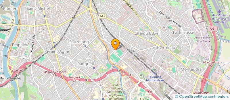 localisation de l'entreprise MADAME CATIA FURLAN  TOULOUSE