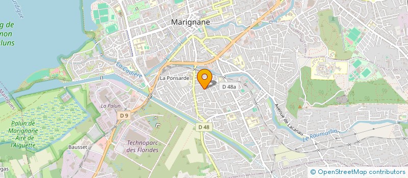 localisation de l'entreprise MADAME CATIA NASCIMENTO ALVES  MARIGNANE