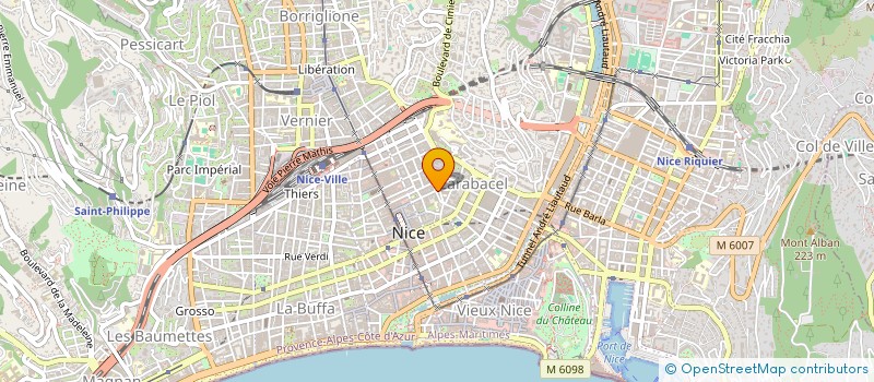 localisation de l'entreprise MADAME CATRHERINE ROSSO à NICE