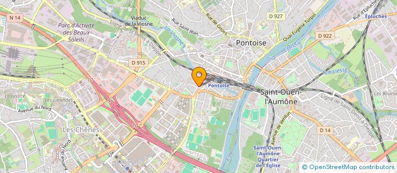 localisation de l'entreprise MADAME CATRICE TOKA NYA  PONTOISE