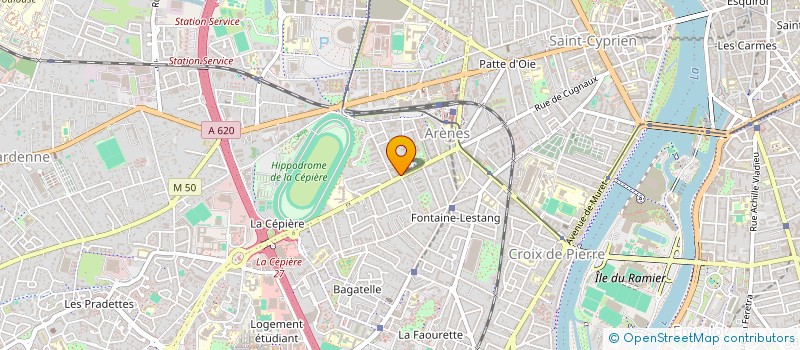 localisation de l'entreprise MADAME CATRINEL-BEATRICE ANTONIE  TOULOUSE