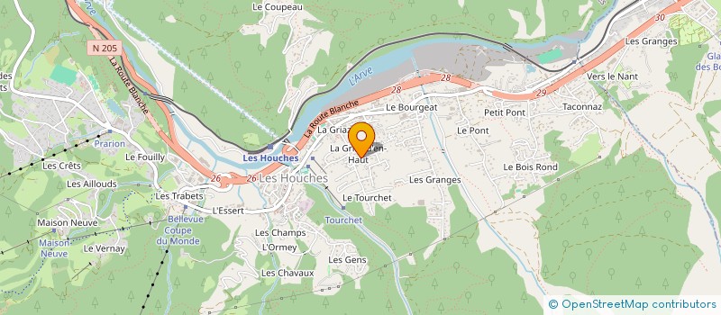 localisation de l'entreprise MADAME CATRIONA LEITCH à LES HOUCHES
