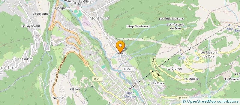 localisation de l'entreprise MADAME CATRIONA ROSS RUSSELL  MONTRIOND