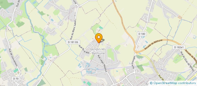 localisation de l'entreprise MADAME CATTY DEFRANCE  CHOCQUES