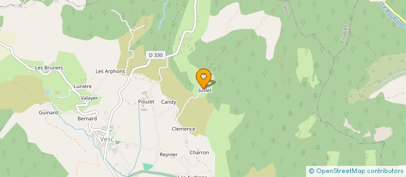 localisation de l'entreprise MADAME CATY DEGARDIN  LA BALME