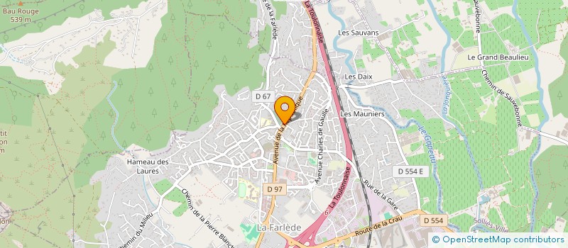 localisation de l'entreprise MADAME CATY NOEL  LA FARLEDE