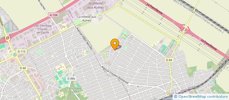 localisation de l'entreprise MADAME CECIA JASINSKI  MITRY-MORY