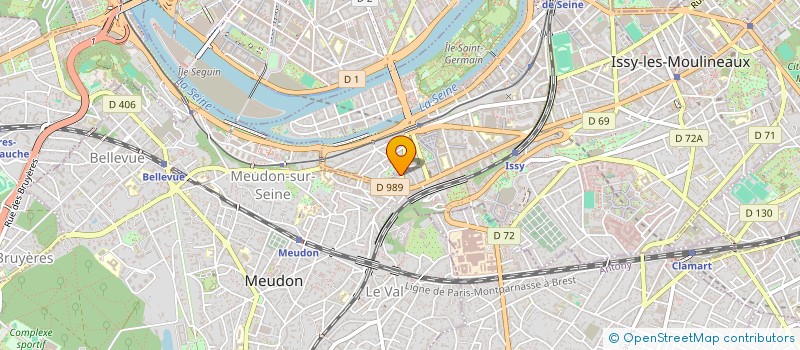 localisation de l'entreprise MADAME CECILE ADAM à ISSY-LES-MOULINEAUX