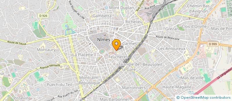 localisation de l'entreprise MADAME CECILE AGNUS  NIMES