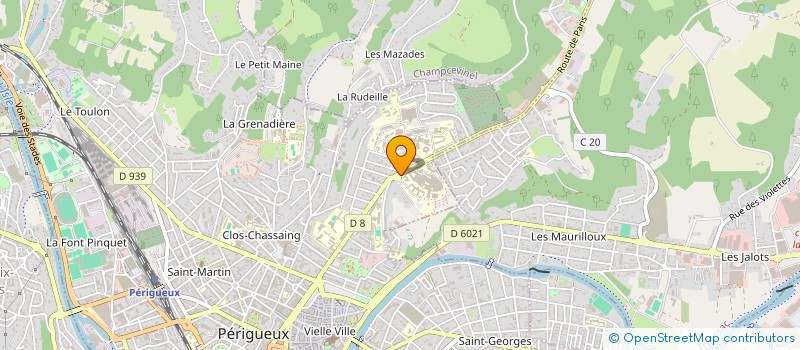 localisation de l'entreprise MADAME CECILE ALAUZET  PERIGUEUX