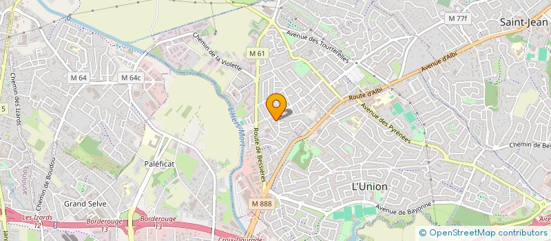 localisation de l'entreprise MADAME CECILE ALBENNE  TOULOUSE