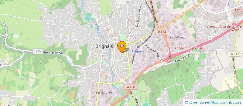 localisation de l'entreprise MADAME CECILE ALBERT-LEBRUN à BRIGNAIS