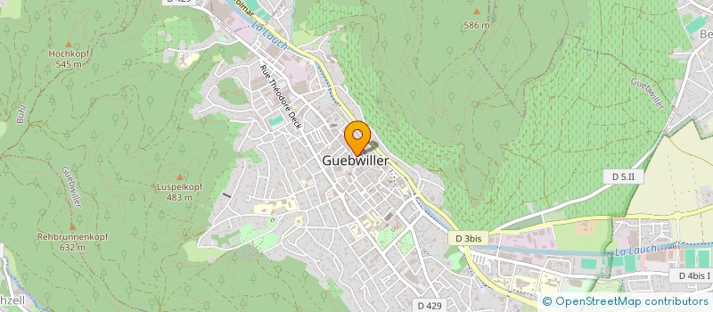 localisation de l'entreprise MADAME CECILE ALBISSER  GUEBWILLER