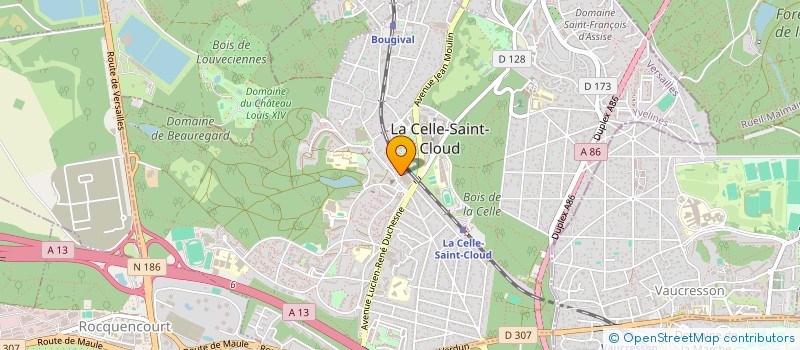 localisation de l'entreprise MADAME CECILE ALBRIEUX  LA CELLE-SAINT-CLOUD