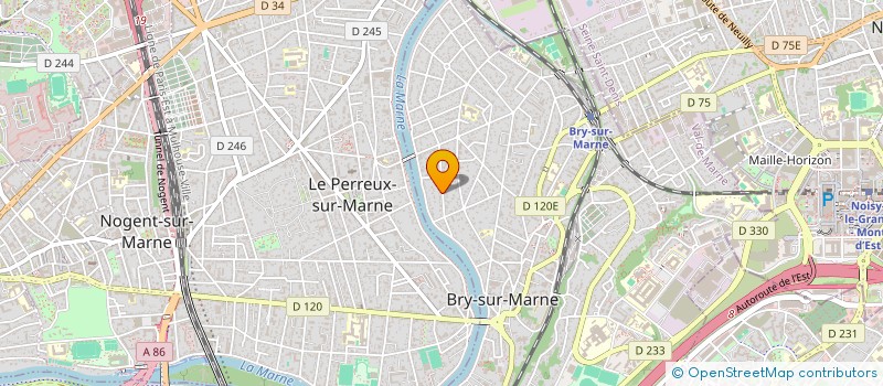 localisation de l'entreprise MADAME CECILE ALIBERT  BRY-SUR-MARNE