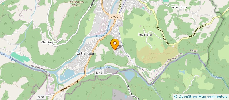 localisation de l'entreprise MADAME CECILE ALIBERT  BORT-LES-ORGUES