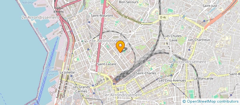 localisation de l'entreprise MADAME CECILE ALLEGRINI à MARSEILLE