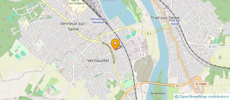 localisation de l'entreprise MADAME CECILE ALLEK à VERNOUILLET