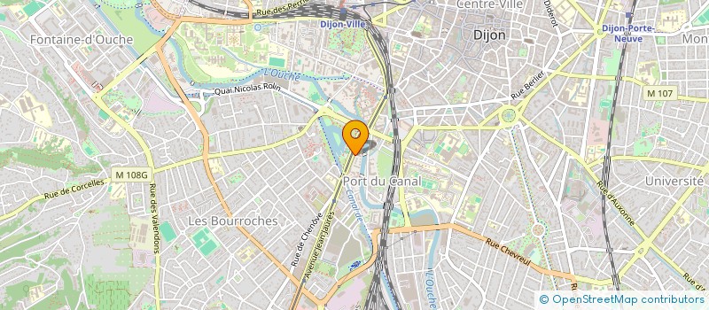 localisation de l'entreprise MADAME CECILE AMODEO  DIJON