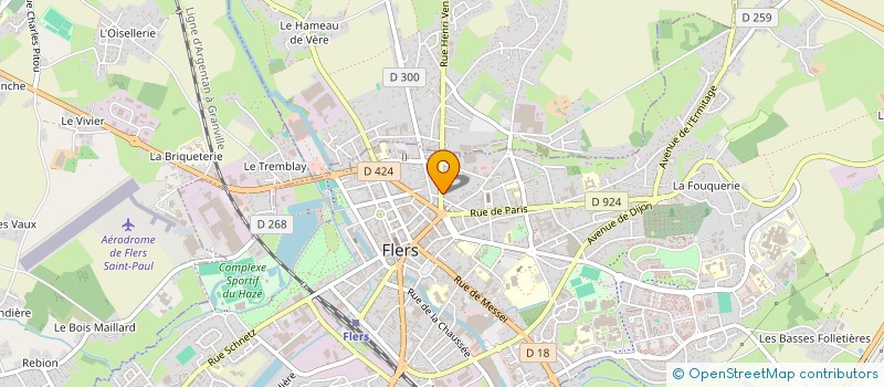 localisation de l'entreprise MADAME CECILE ANGER à SAINT-GEORGES-DES-GROSEILLERS
