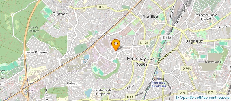 localisation de l'entreprise MADAME CECILE ANNIE LIONELL POUTIERS à FONTENAY-AUX-ROSES
