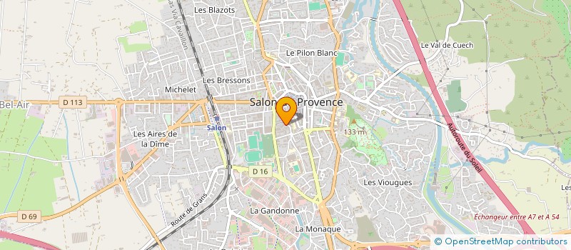 localisation de l'entreprise MADAME CECILE ANSELME  SALON-DE-PROVENCE