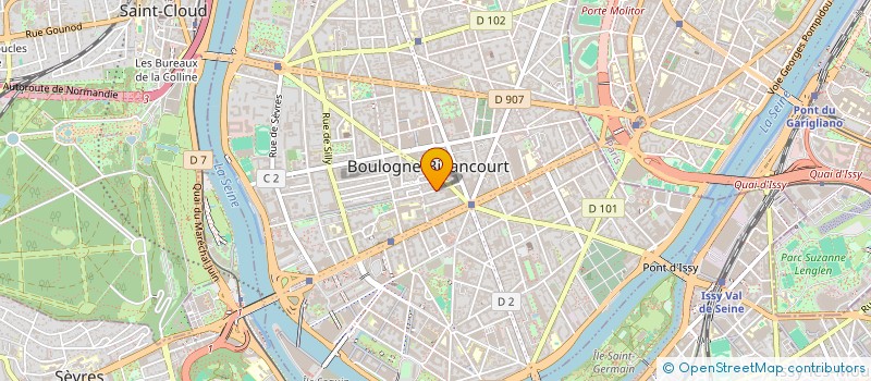 localisation de l'entreprise MADAME CECILE ANSSOUX DIT MORRICHON  BOULOGNE-BILLANCOURT